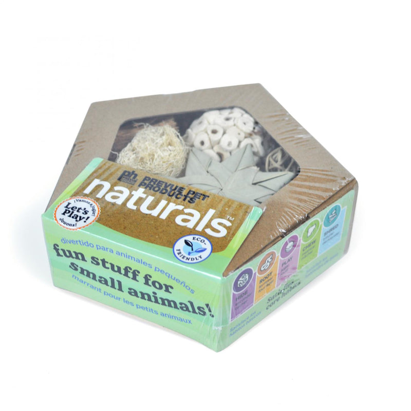 Load image into Gallery viewer, Prevue Hendryx Naturals Pentagon Forage n' Play Box - Small