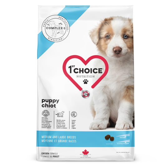 1st Choice Medium & Large Breed Puppy Food - Chicken 🍁