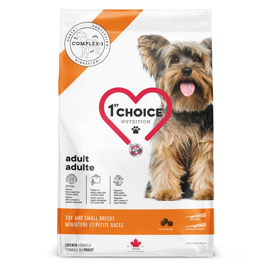 1st Choice Maintenance Toy & Small Breed Adult Dog Food 🍁