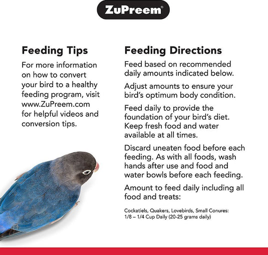 ZuPreem NutBlend Daily Nutrition Medium Bird Pellet DISCONTINUED