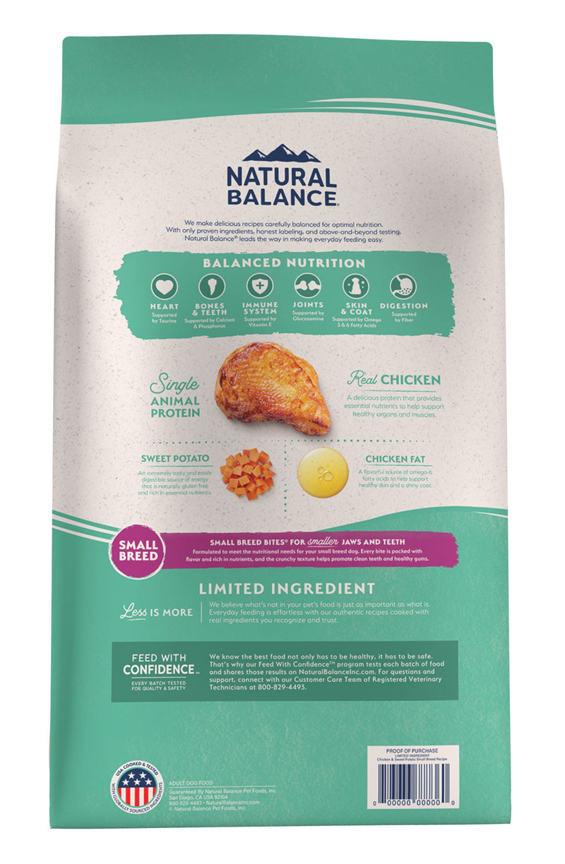 Load image into Gallery viewer, Limited Ingredient Chicken & Sweet Potato Small Breed Dog Food