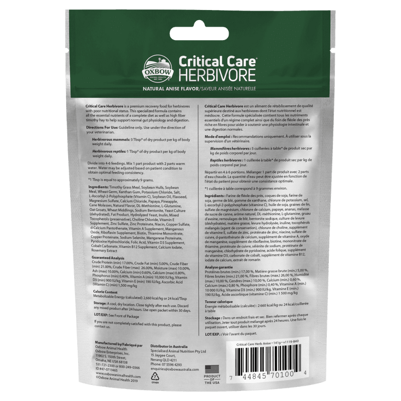 Load image into Gallery viewer, Oxbow Critical Care Herbivore