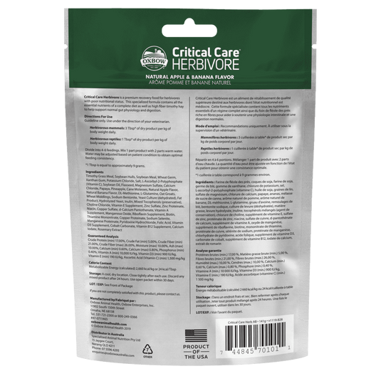 Oxbow Critical Care Herbivore