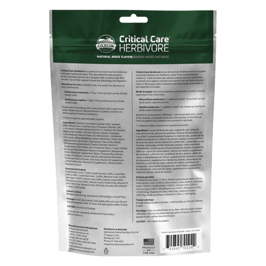 Oxbow Critical Care Herbivore