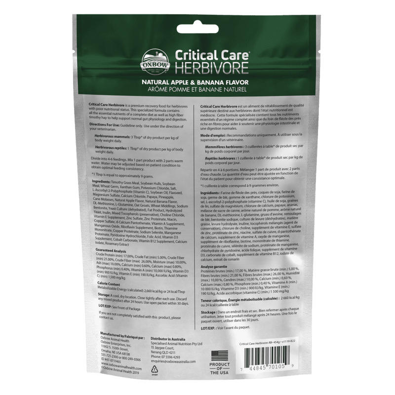 Load image into Gallery viewer, Oxbow Critical Care Herbivore