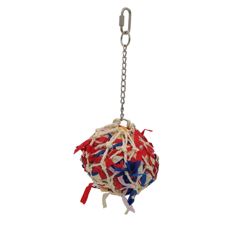 Load image into Gallery viewer, HARI Smart Play Enrichment Parrot Toy Super Shredding Ball - 81001