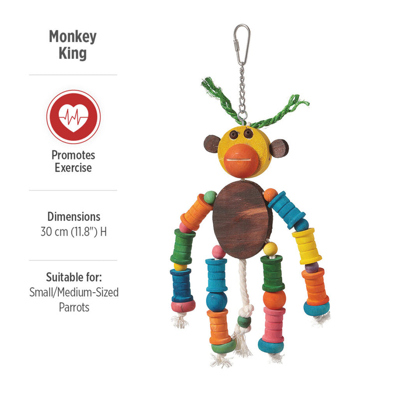 Load image into Gallery viewer, HARI Smart Play Enrichment Parrot Toy Monkey King - 81005