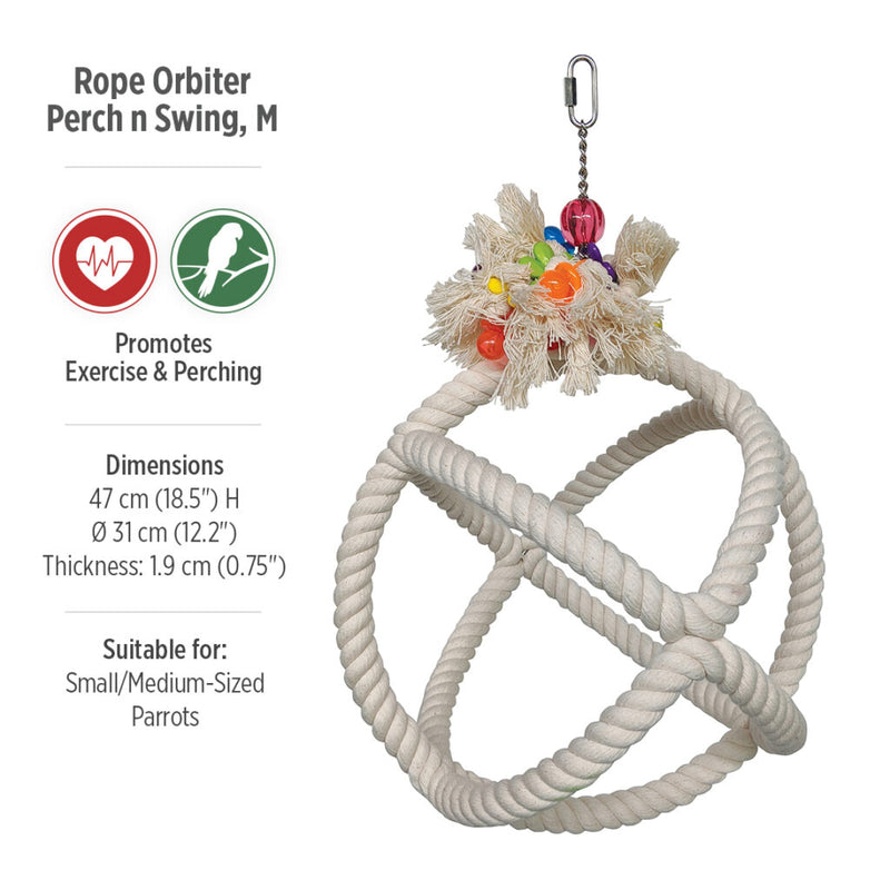 Load image into Gallery viewer, HARI Smart Play Rope Orbiter Perch n' Swing
