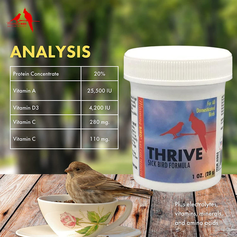 Load image into Gallery viewer, Thrive Sick Bird Formula - 1 oz | 3 oz