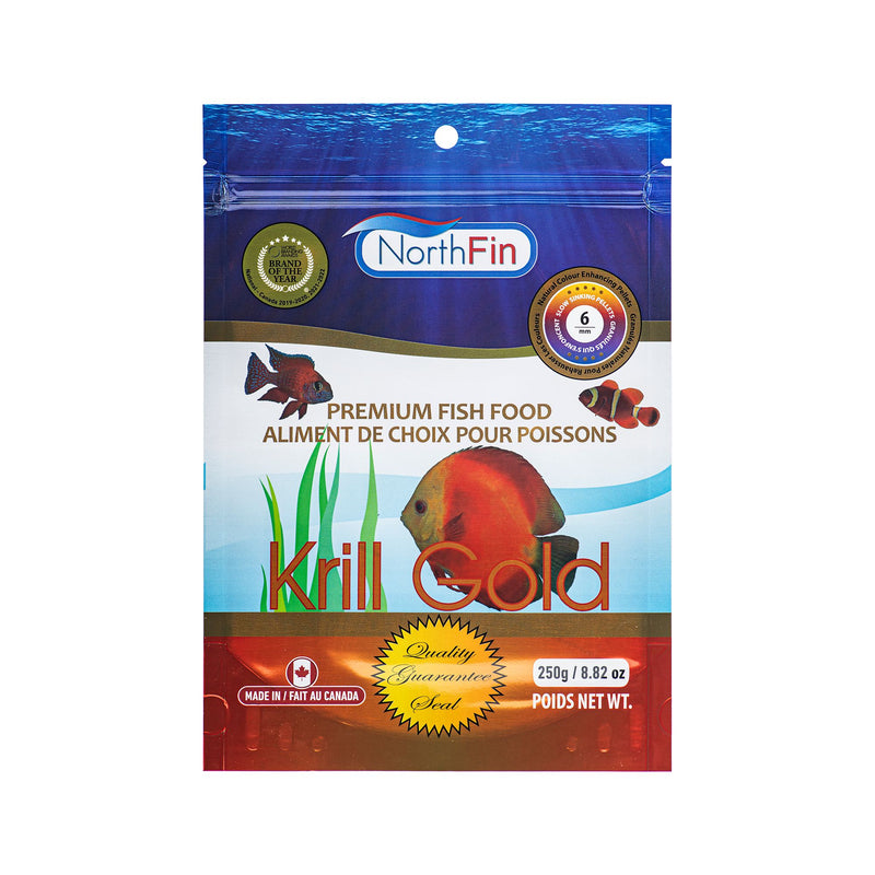 Load image into Gallery viewer, Krill Gold Formula Fish Food - 6mm Pellets, 250g 🍁