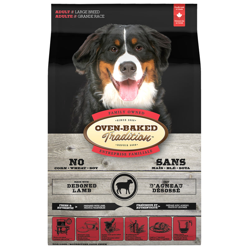 Load image into Gallery viewer, Oven Baked Tradition Adult Large Breed Dog Food - Lamb 25 lb 🍁