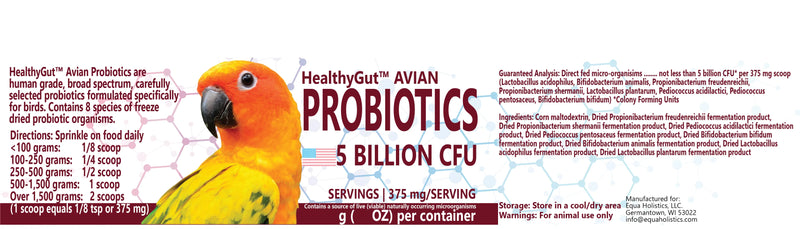 Load image into Gallery viewer, Equa Holistics Avian Probiotics | Dairy Free 45g (1.59 oz)