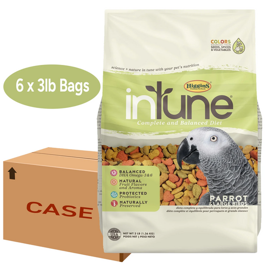 Multi-Bag Bundle - Higgins InTune Parrot Pellet 3lb x 6