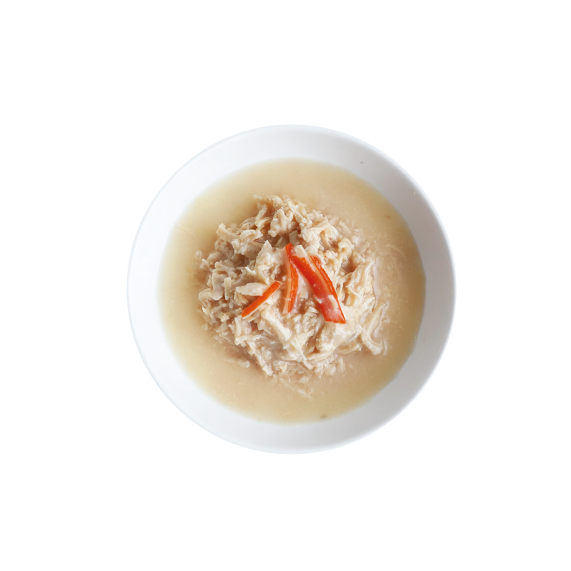 Load image into Gallery viewer, Kit Cat Goat Milk Gourmet Boneless Chicken Shreds & Crab Wet Cat Food - 70g x 24 Pack