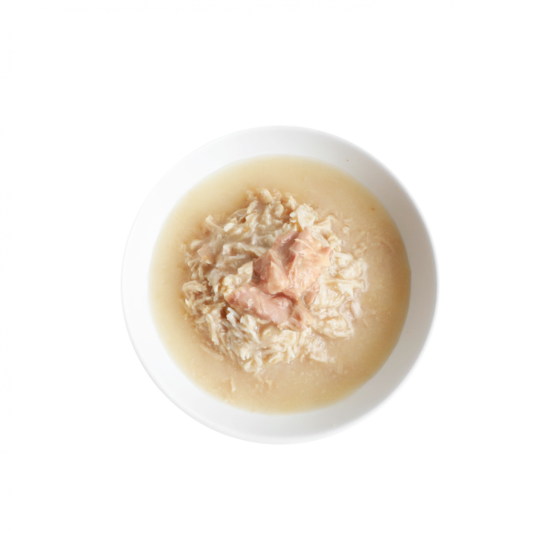 Load image into Gallery viewer, Kit Cat Goat Milk Gourmet Boneless Chicken Shreds & Salmon Wet Cat Food - 70g x 24 Pack