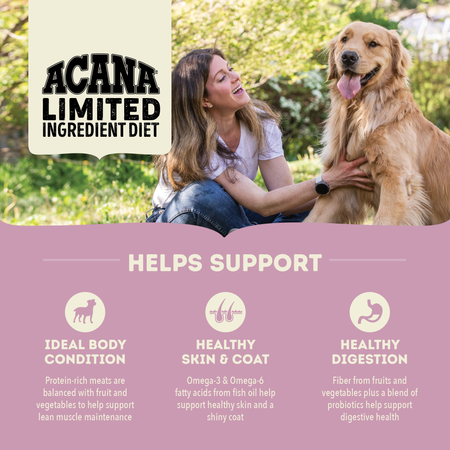 Acana SINGLES Grain Free Dog Food - Lamb with Apple 🍁