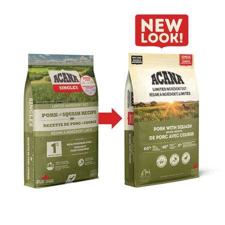 Acana SINGLES Grain Free Dog Food - Pork with Squash 🍁