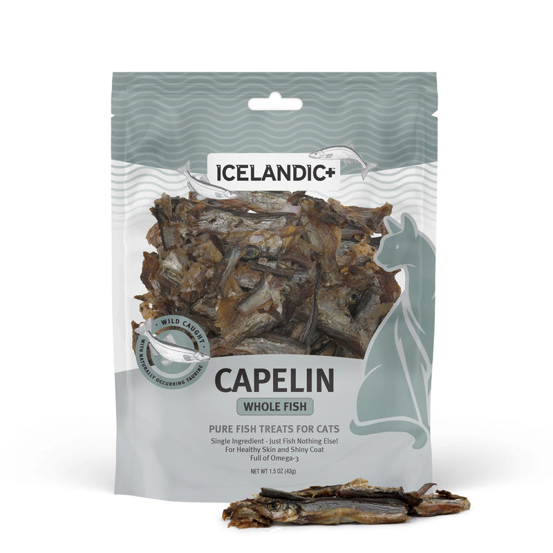 Load image into Gallery viewer, Icelandic+ Capelin Whole Fish & Pieces for Cats - 1.5 oz