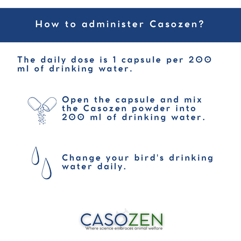 Load image into Gallery viewer, Casozen Anti Stress and Feather Plucking Remedy for Parrots - 30 Capsules