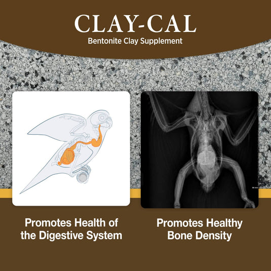 HARI Clay-Cal Bentonite Clay Supplement for Birds - 80333 🍁