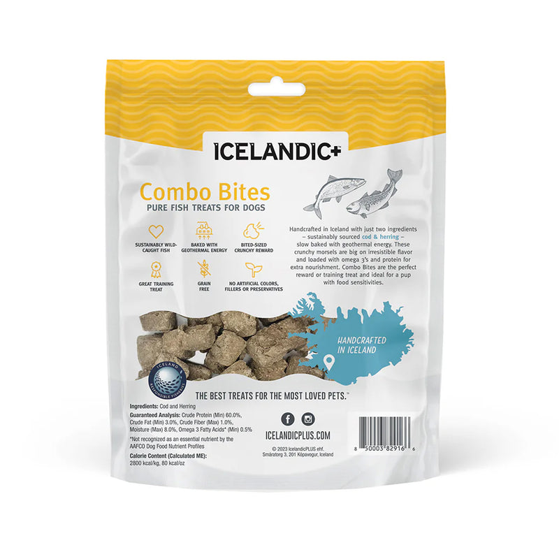 Load image into Gallery viewer, Icelandic+ Cod & Herring Combo Bites 3.52 oz