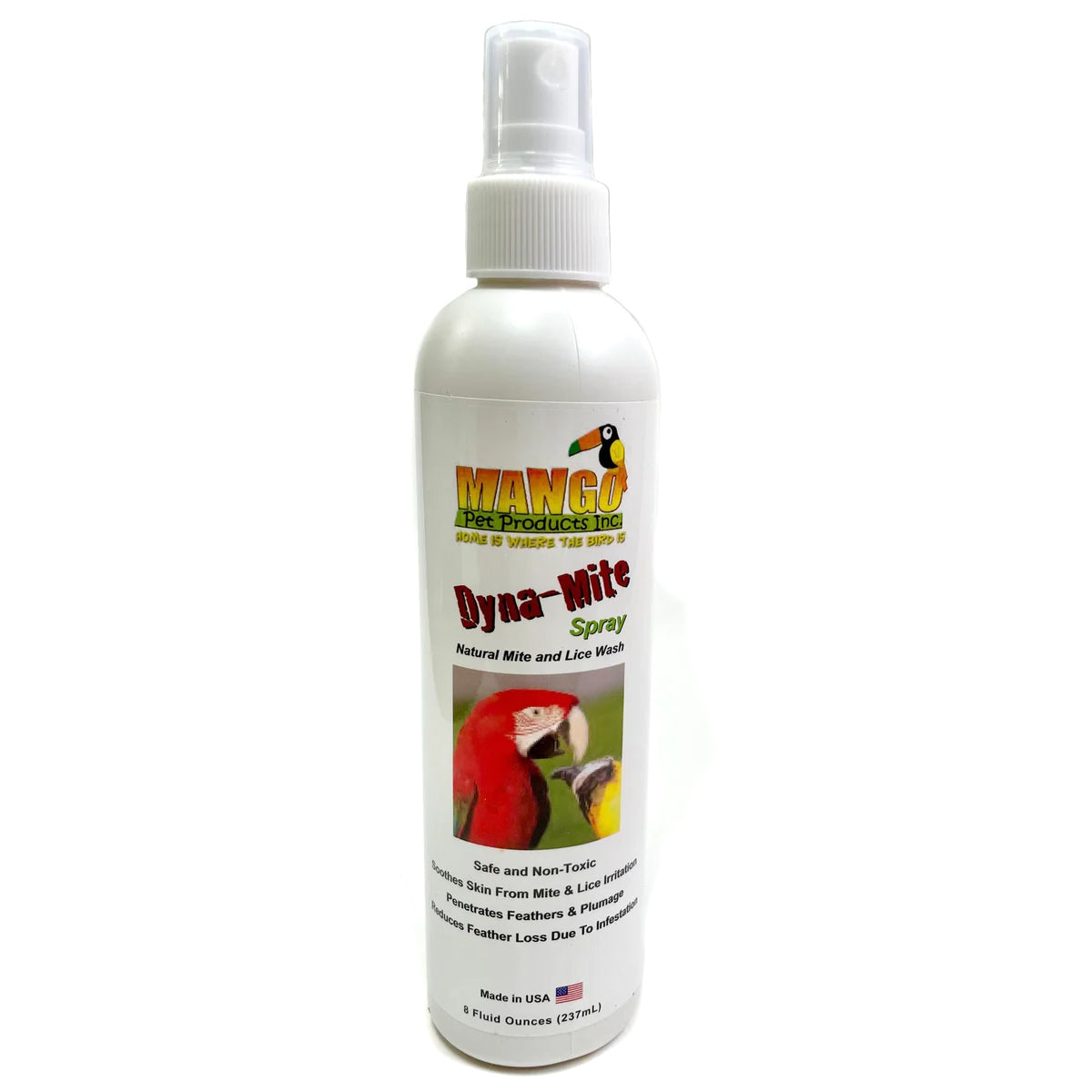 Dyna-Mite Spray - Homeopathic Mite Spray – Exotic Wings & Pet Things Inc