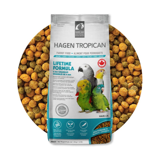 Tropican Lifetime Formula 4mm Granules - Parrots 🍁