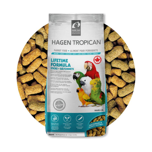 Tropican Lifetime Formula Sticks - Large Parrot Food 🍁