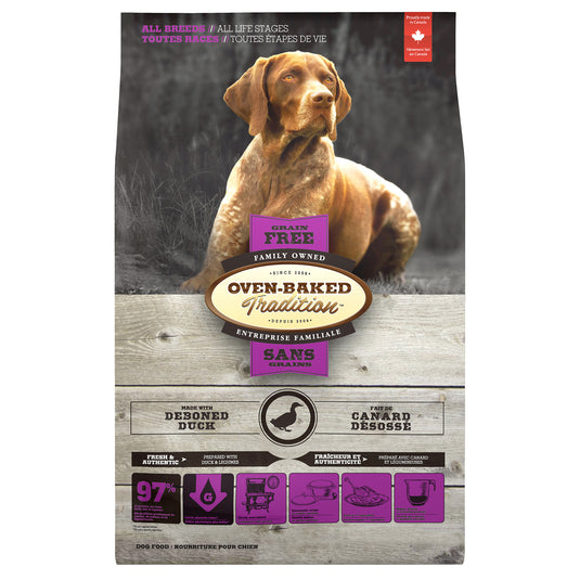 Oven Baked Tradition Grain Free Dog Food - Duck 🍁