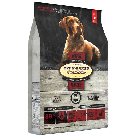 Oven Baked Tradition Grain Free Dog Food - Red Meat 🍁