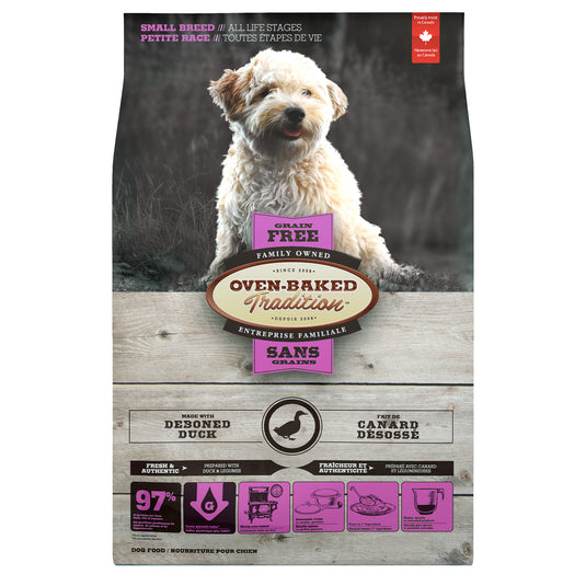 Oven Baked Tradition Small Breed Grain Free Dog Food - Duck 🍁