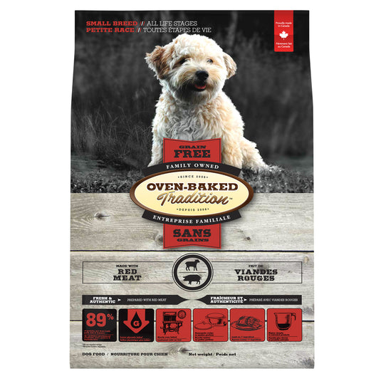 Oven Baked Tradition Small Breed Grain Free Dog Food - Red Meat 🍁