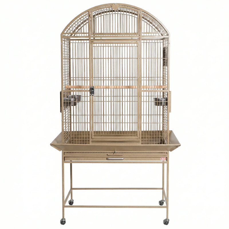 Load image into Gallery viewer, HQ Cages Medium Dome Top Parrot Cage – 32”L x 23”W x 63”H – 3/4” Bar Spacing | 9003223