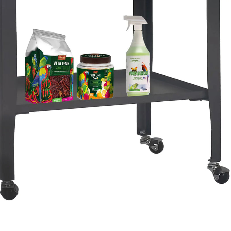 Load image into Gallery viewer, HQ cages bottom storage shelf on Majestic Series cages