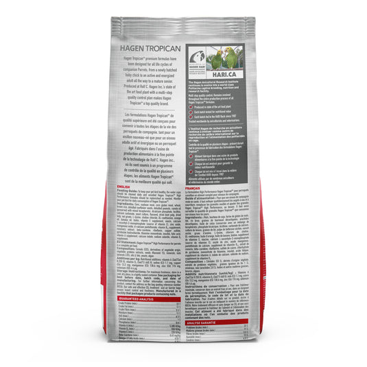 Tropican High Performance 4mm Granules - Parrots 🍁