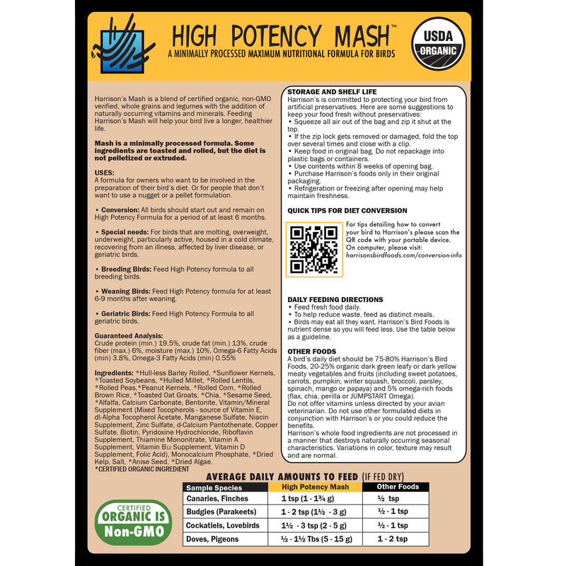 Load image into Gallery viewer, Harrison's High Potency Mash - 1 lb