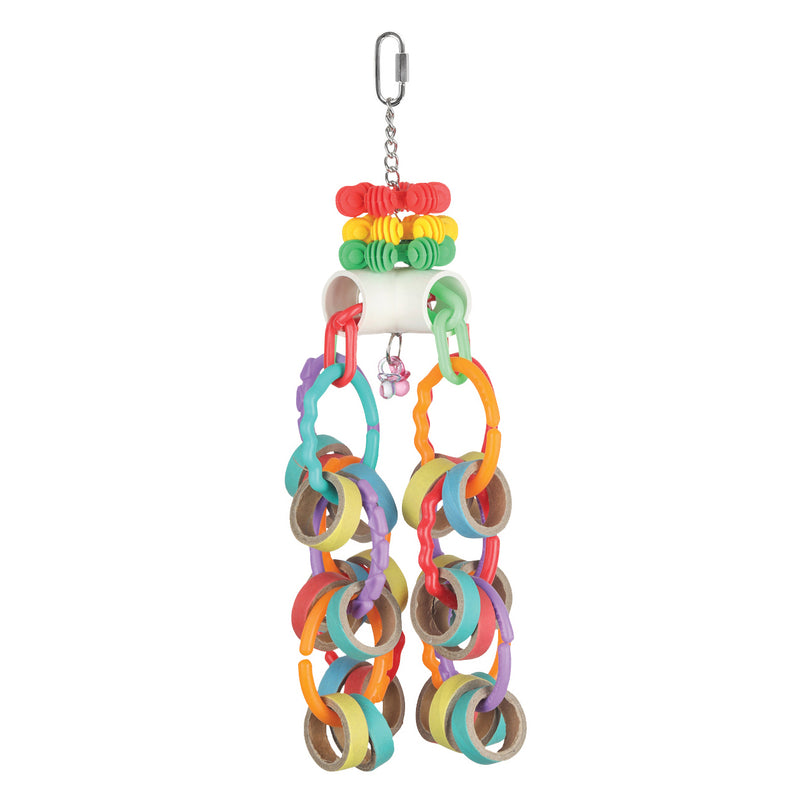 Load image into Gallery viewer, HARI Smart Play Enrichment Parrot Toy Bagel Cascade - 81014