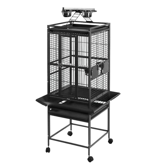 Hagen B7275 Wrought Iron Play Pen Chalet Cage - Exotic Wings and Pet Things
