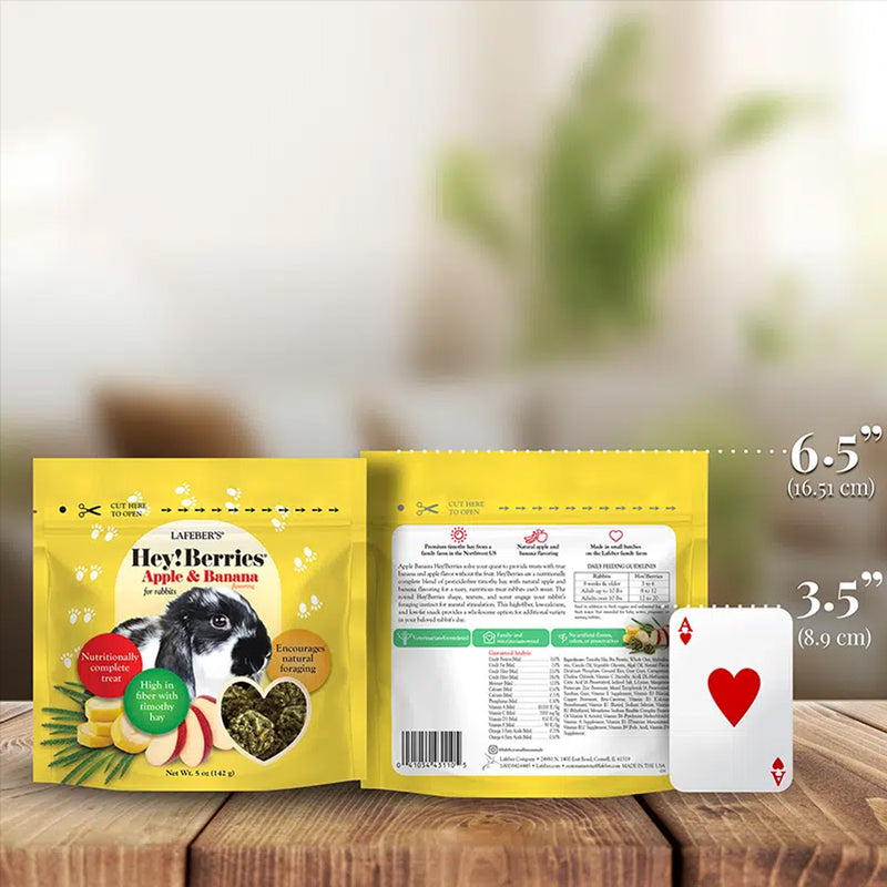 Load image into Gallery viewer, Hey! Berries for Rabbits - Apple & Banana 5 oz