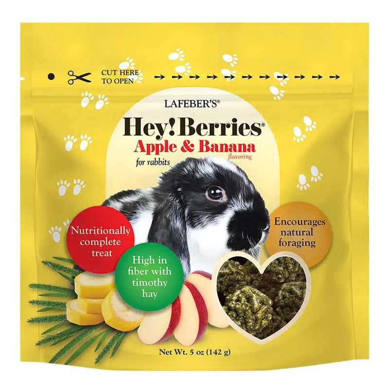 Load image into Gallery viewer, Hey! Berries for Rabbits - Apple & Banana 5 oz