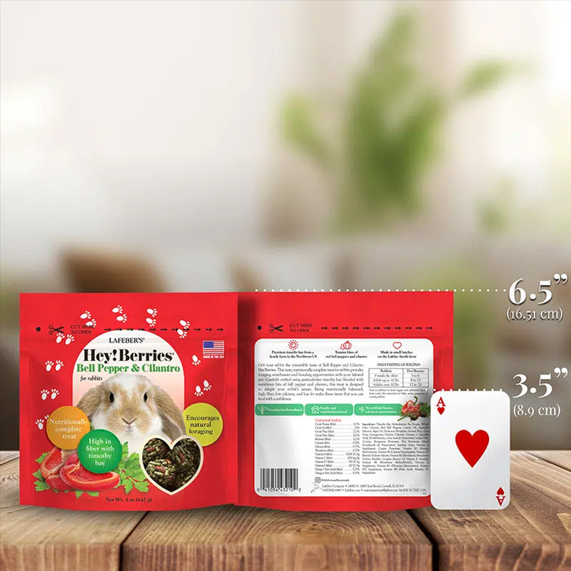 Load image into Gallery viewer, Hey! Berries for Rabbits - Bell Pepper & Cilantro 5 oz