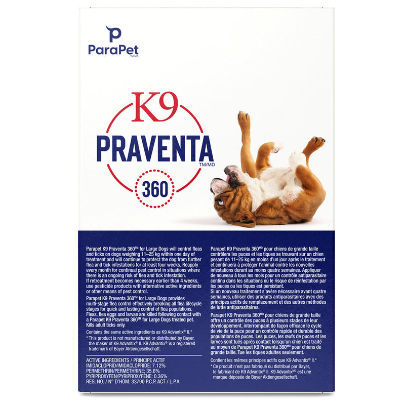 Load image into Gallery viewer, K9 Praventa 360 Flea & Tick Treatment - Large Dogs 1 Tube