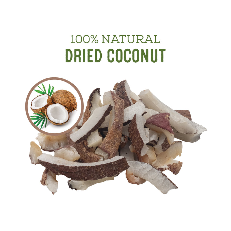 Load image into Gallery viewer, Living World Green Chews Small Pet Dried Coconut Slices - 65475