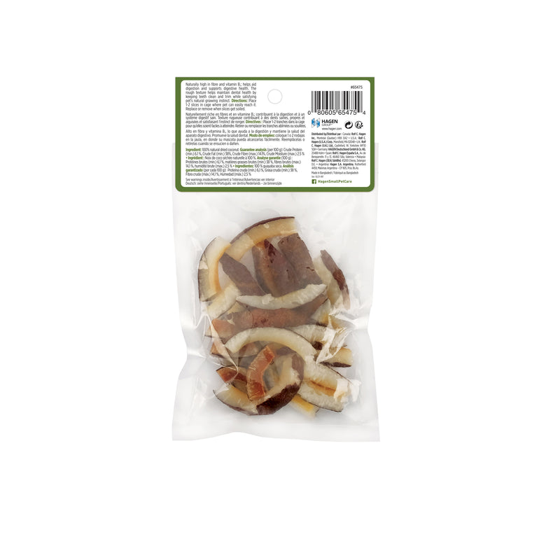 Load image into Gallery viewer, Living World Green Chews Small Pet Dried Coconut Slices - 65475