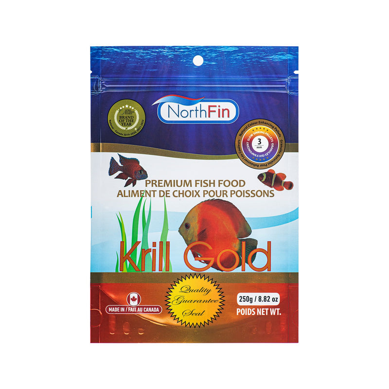 Load image into Gallery viewer, Krill Gold Formula Fish Food - 6mm Pellets, 250g 🍁