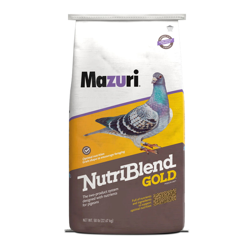 Load image into Gallery viewer, Mazuri NutriBlend Gold Pigeon Diet - 50 lb