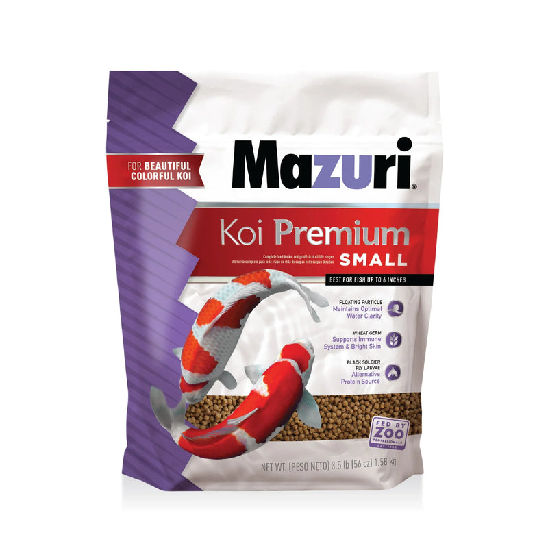 Load image into Gallery viewer, Mazuri Koi Premium Small Floating Pellet - 3.5 lb
