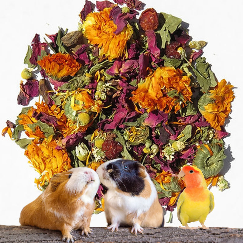 Load image into Gallery viewer, No Furries Delghts Floral Bird & Small Pet Forage / Tea Mix - 25g