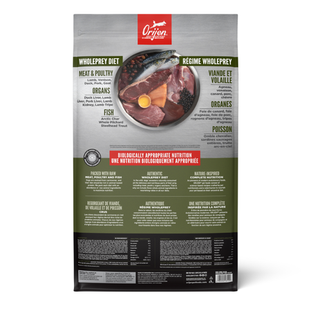 Orijen Tundra Grain Free Dog Food 11.4KG(25lb) 🍁