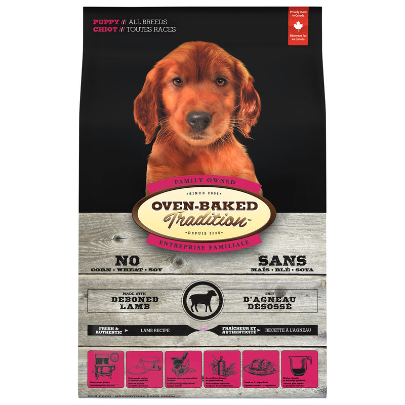 Load image into Gallery viewer, Oven Baked Tradition All Breed Puppy Food - Lamb 23 lb 🍁